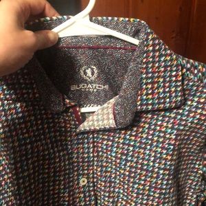 Bugatchi Shaped Fit Dress Shirt